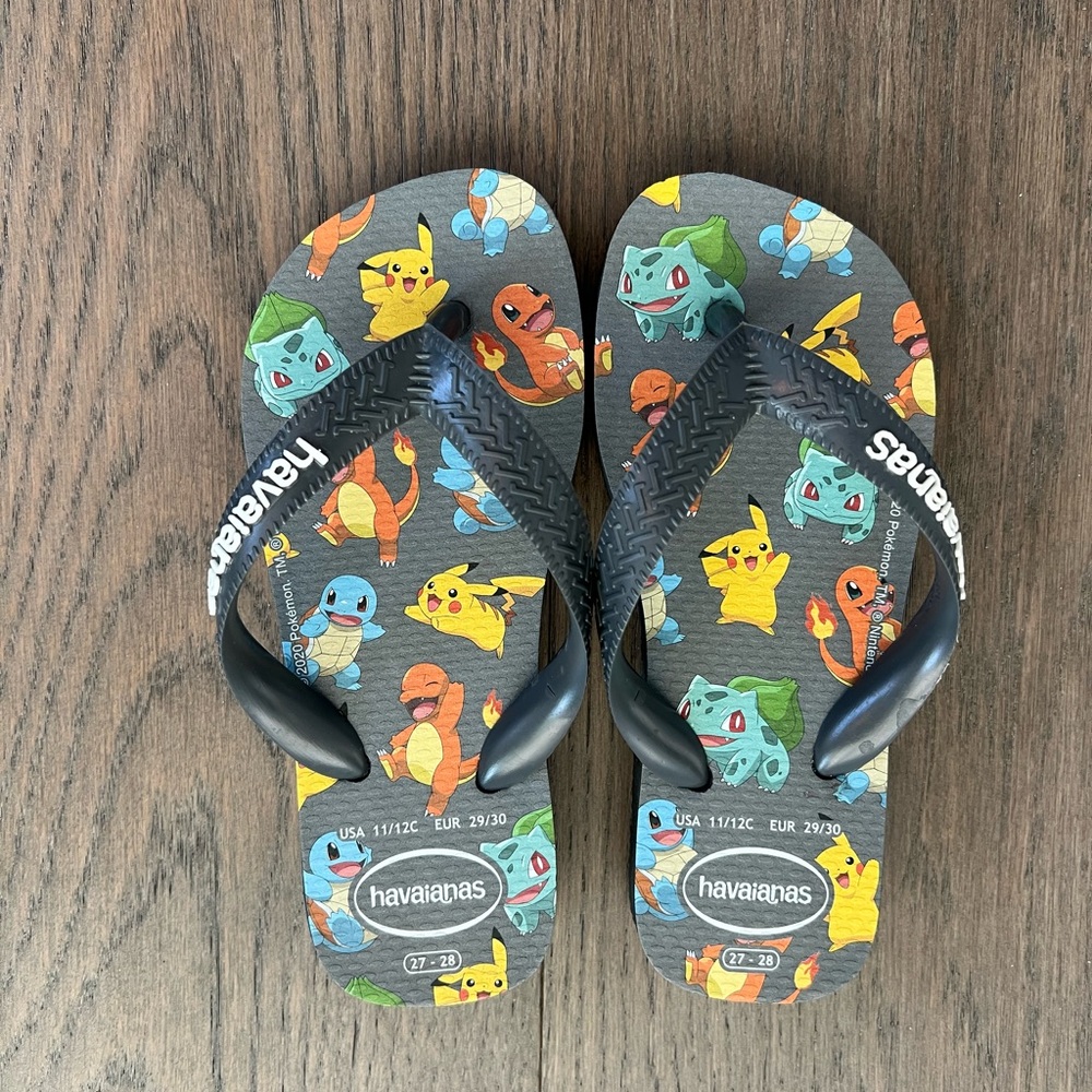 Havaianas Pokemon flip flops